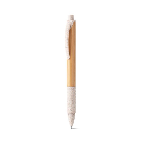Caneta esferográfica em bambu personalizada - Image 3
