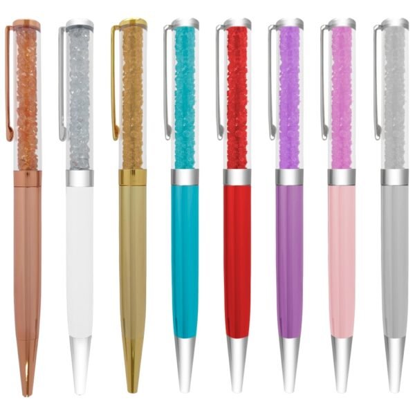 Caneta Metal Cristal Personalizada