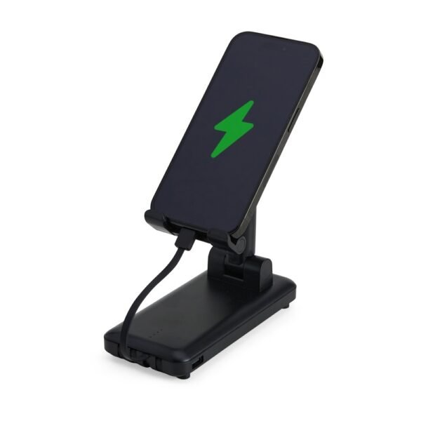 Power Bank 10.000mAh Multissaídas Personalizado com Suporte para Celular ou Tablet - Image 2